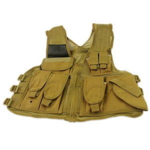 Tactical Vest Mens Hunting Vest Outdoor Black Training Military Army Swat Mesh Vests Protective Equipment