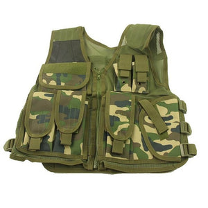 Tactical Vest Mens Hunting Vest Outdoor Black Training Military Army Swat Mesh Vests Protective Equipment