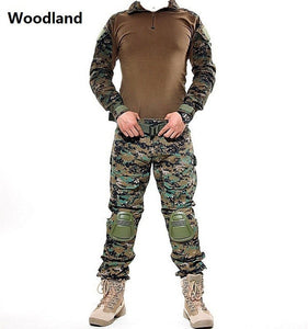 Tactical Camouflage Military Uniform Clothes Suit Men