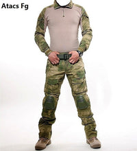 Load image into Gallery viewer, Tactical Camouflage Military Uniform Clothes Suit Men