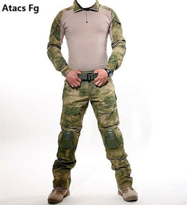 Tactical Camouflage Military Uniform Clothes Suit Men