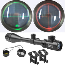 Load image into Gallery viewer, New Arrival 6-24X50AOEG Green Red Mil Dot / Rangefinder Reticle Tactical