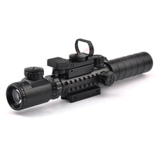 Load image into Gallery viewer, 3 in 1 Combo 3-9X32EG Riflescope with Long Range Red Dot Laser and Red/Green Dot Holographic Reflex Sight fand Airsoft