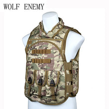 Load image into Gallery viewer, SWAT Airsofl Combat Assault Vest BK/DE/multicam