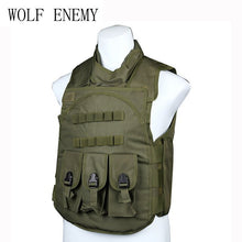 Load image into Gallery viewer, SWAT Airsofl Combat Assault Vest BK/DE/multicam