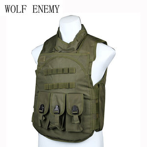 SWAT Airsofl Combat Assault Vest BK/DE/multicam