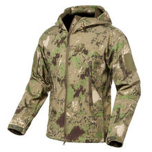 Load image into Gallery viewer, New Soft Shell Military Camouflage Jackets Men Hooded Waterproof Tactical Fleece Jacket Winter Warm Army Outerwear Coat