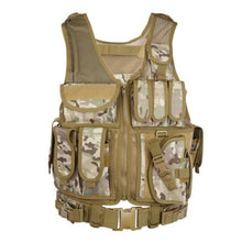 Load image into Gallery viewer, Outlife Tactical Vest Military Swat Assault Shooting Molle Hunting Vest Combat Soft Vest With Holster