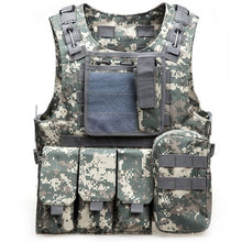Load image into Gallery viewer, Outlife Tactical Vest Military Swat Assault Shooting Molle Hunting Vest Combat Soft Vest With Holster
