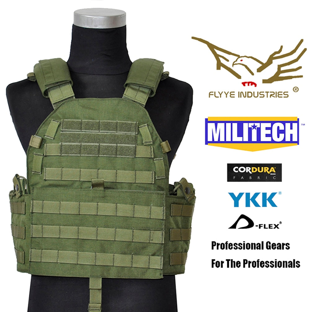 Military LT6094 Oliver Drab OD Combat Molle Tactical Vest Army Military Combat Vests & Gear Vest Carrier