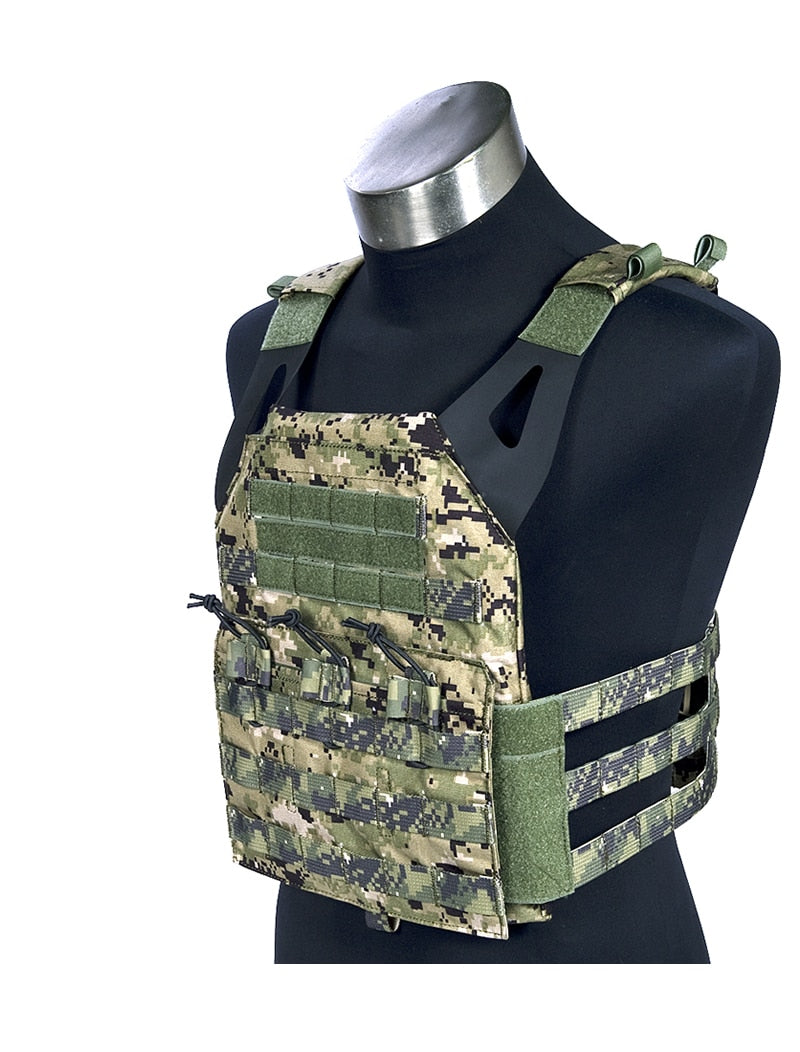 AOR2 Camo 500D FLYYE Mil Spec Military JPC Plate Carrier Combat Molle Tactical Vest Army Military Combat Vests Carrier