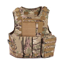 Load image into Gallery viewer, MEGE Tactical Vest 14 Colors, Military SWAT CS Equipment, 600D Oxford Colete Tatico