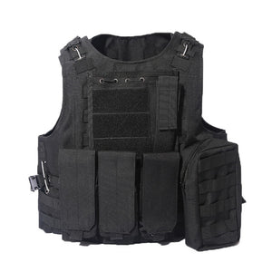 MEGE Tactical Vest 14 Colors, Military SWAT CS Equipment, 600D Oxford Colete Tatico