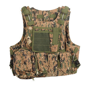 MEGE Tactical Vest 14 Colors, Military SWAT CS Equipment, 600D Oxford Colete Tatico