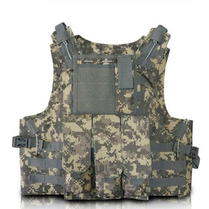 MEGE Tactical Vest 14 Colors, Military SWAT CS Equipment, 600D Oxford Colete Tatico