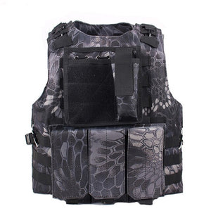 MEGE Tactical Vest 14 Colors, Military SWAT CS Equipment, 600D Oxford Colete Tatico