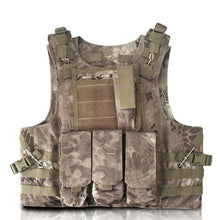 Load image into Gallery viewer, MEGE Tactical Vest 14 Colors, Military SWAT CS Equipment, 600D Oxford Colete Tatico