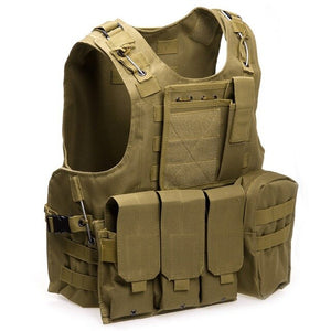 Vest Military Tactical Vest Swat Field Battle Airsoft Molle Combat Assault Plate Carrier Vest