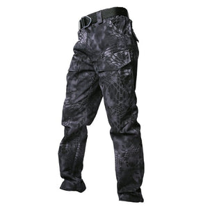 Military Camouflage Tactical Pants Men Rip Stop Waterproof Army Combat Pants Male Soldier