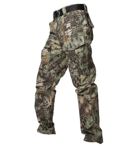 Military Camouflage Tactical Pants Men Rip Stop Waterproof Army Combat Pants Male Soldier