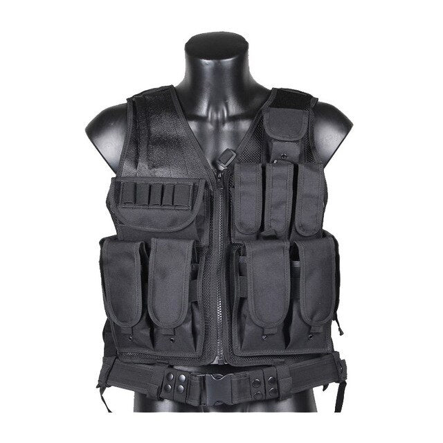 Police Tactical Vest Camouflage Military Body Armor Vest Army Swat  Tank Tops