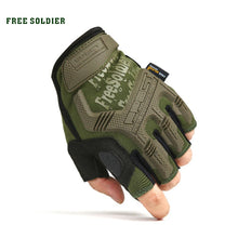 Load image into Gallery viewer, tactical military men glove  for camping climbing training hiking half full finger gloves