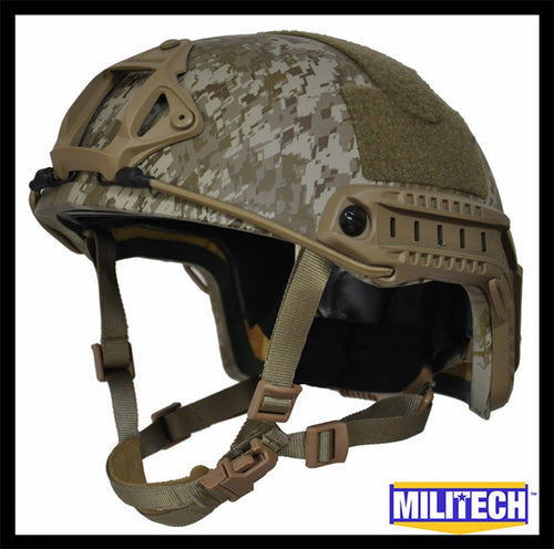 ISO Certified MILITECH AOR Deluxe Worm Dial NIJ level IIIA 3A FAST High Cut Ballistic Aramid Helmet With 5 Years Warranty DEVGRU