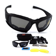 Load image into Gallery viewer, Hiking Camping Men Sport UV400 Protection Sunglasses X7 Polarized Glasses  Goggles 4 Lens