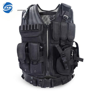 Unloading Police Tactical  Vest Black