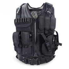 Load image into Gallery viewer, Unloading Police Tactical  Vest Black