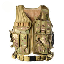 Load image into Gallery viewer, Unloading Police Tactical  Vest Black