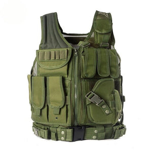 Unloading Police Tactical  Vest Black