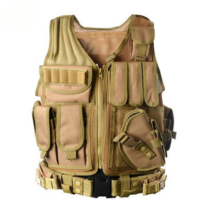 Unloading Police Tactical  Vest Black