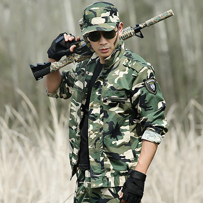 Military Uniform Tactical Green Camouflage Clothes US Army Uniforme Ropa Militar Multicam Clothing Combat Jacket +Cargo Pant Men