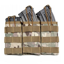 Load image into Gallery viewer, 3 Molle Magazine Pouches Drop Utility Pouch Bag Outdoor Waist Bag Tool Pouch