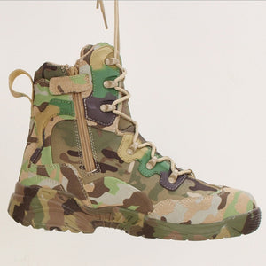 Tactical Military Soldier Boots For Men Climbing Trekking Hunting Walking Mountain Camo Sneakers Man Hiking Shoes Outdoor