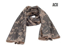 Load image into Gallery viewer, Military Camouflage Arab Scarves Men Jungle Camo Windproof Tactical Mesh Shawl Veil  Airsoft Armt Combat Scarf