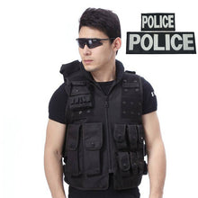 Load image into Gallery viewer, Military Tactical Vest 800D Waterproof Swat Protective Vest SWAT/FBI/POLICE Hook Loop Fasteners Outdoor CS Game Equipment