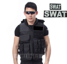 Load image into Gallery viewer, Military Tactical Vest 800D Waterproof Swat Protective Vest SWAT/FBI/POLICE Hook Loop Fasteners Outdoor CS Game Equipment