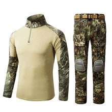 Load image into Gallery viewer, Tactical Military Combat Uniform Multicam Shirt + Pants Elbow Knee Pads US Army Military Uniform Camouflage