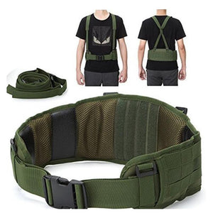 Tactical Molle Belt Men's Army Special 1000D  military belt Convenient combat Girdle EAS H-shaped Adjustable Soft Padded