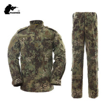 Load image into Gallery viewer, MULTICAM Uniform Serpentine Camouflage Tactics Suit Jungle Snake Pattern Camouflage sets