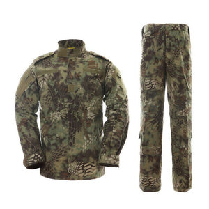 MULTICAM Uniform Serpentine Camouflage Tactics Suit Jungle Snake Pattern Camouflage sets