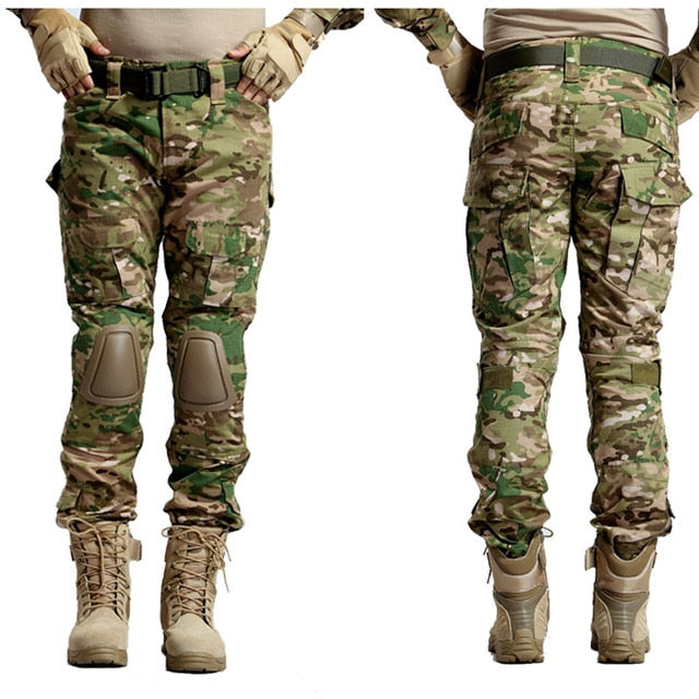 Multicam Camouflage Militar Tactical Pants Army Military Uniform