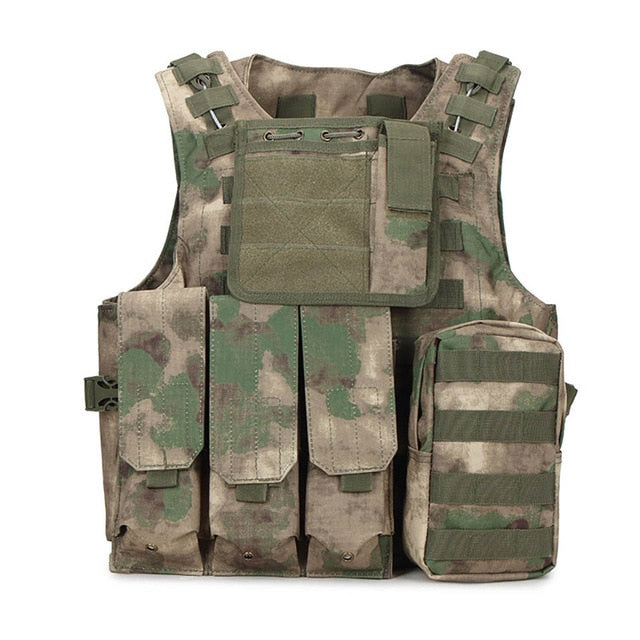 Camouflage Hunting Military Tactical Vest Armor Hunting Vest CS SWAT Team Outdoor Jungle Equipment