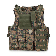 Load image into Gallery viewer, Camouflage Hunting Military Tactical Vest Armor Hunting Vest CS SWAT Team Outdoor Jungle Equipment