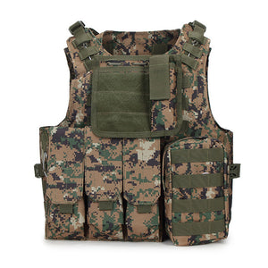 Camouflage Hunting Military Tactical Vest Armor Hunting Vest CS SWAT Team Outdoor Jungle Equipment