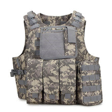 Load image into Gallery viewer, Camouflage Hunting Military Tactical Vest Armor Hunting Vest CS SWAT Team Outdoor Jungle Equipment