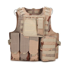 Load image into Gallery viewer, Camouflage Hunting Military Tactical Vest Armor Hunting Vest CS SWAT Team Outdoor Jungle Equipment