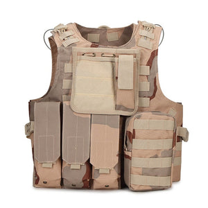 Camouflage Hunting Military Tactical Vest Armor Hunting Vest CS SWAT Team Outdoor Jungle Equipment